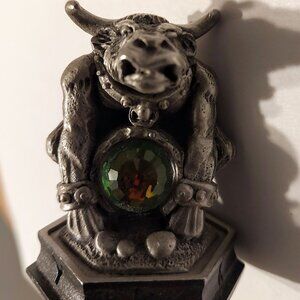 Danbury mint The Fantasy of The Crystal  chess piece PAWN THE MINOTAUR